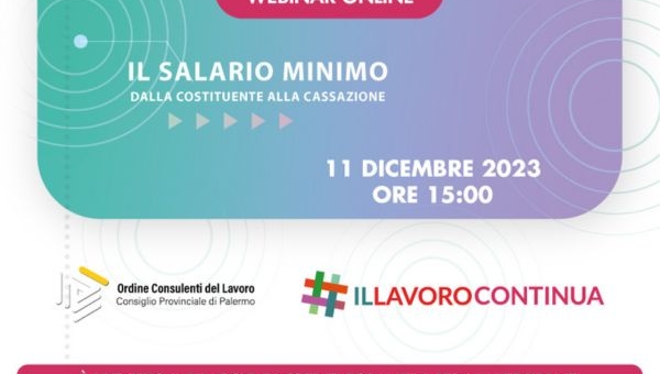 evento 11 dicembre salario minimo